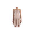 Amiri Stars Fil Coupe Halter Dress - Nude