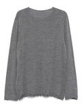 Comme Des Garçons Shirt Freedom-embroidered sweater