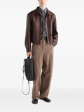 LEMAIRE Harrington jacket in glossy leather