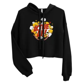 Active AF Animated Crop Hoodie