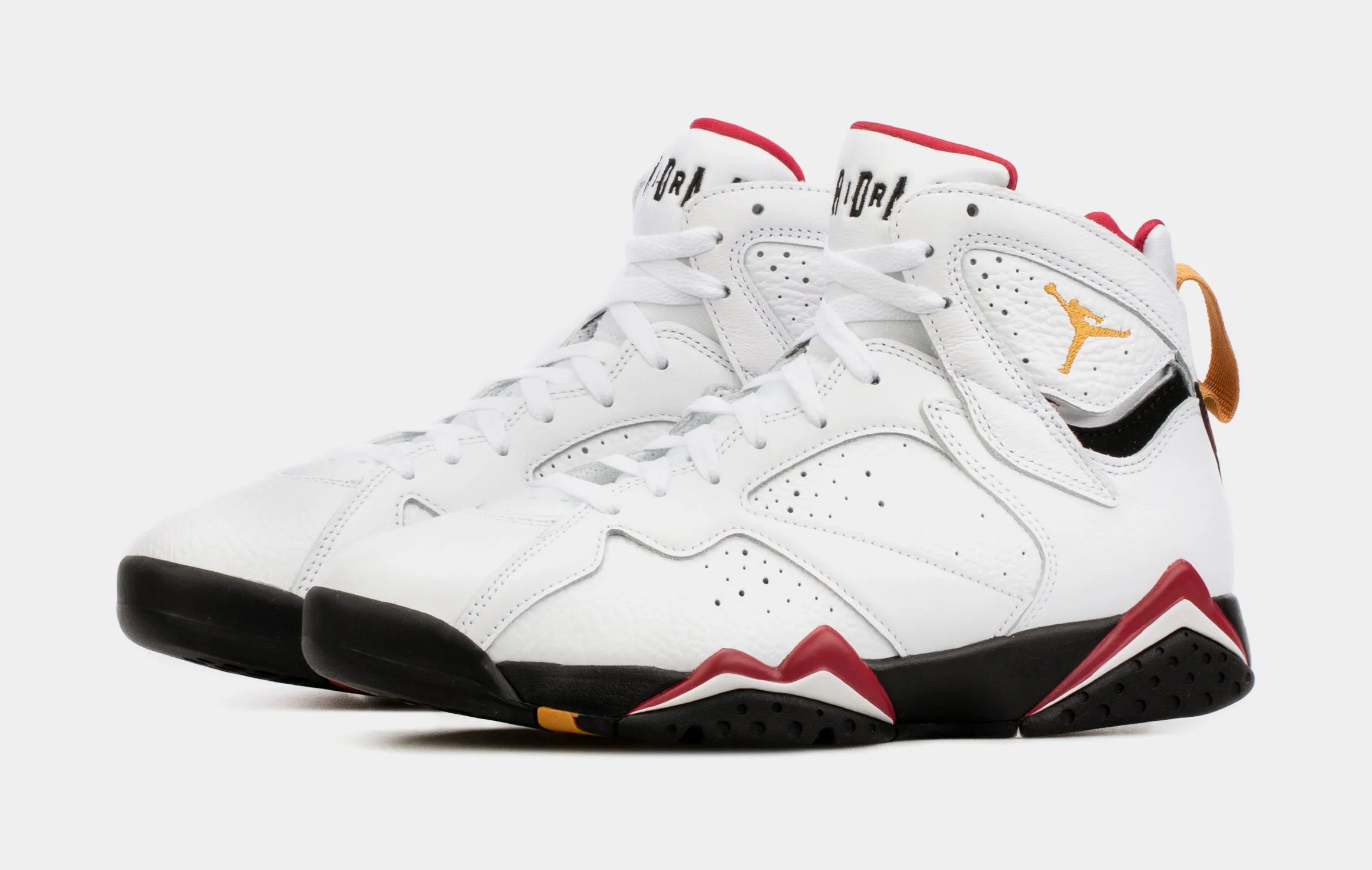 Air Jordan 7 Retro Cardinal Mens Lifestyle Shoe (White/Red) Free Shipping