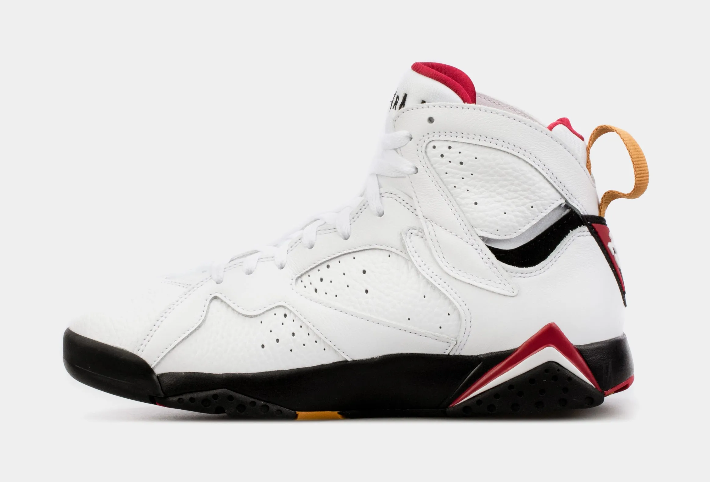 Air Jordan 7 Retro Cardinal Mens Lifestyle Shoe (White/Red) Free Shipping