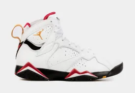 Air Jordan 7 Retro Cardinal Mens Lifestyle Shoe (White/Red) Free Shipping