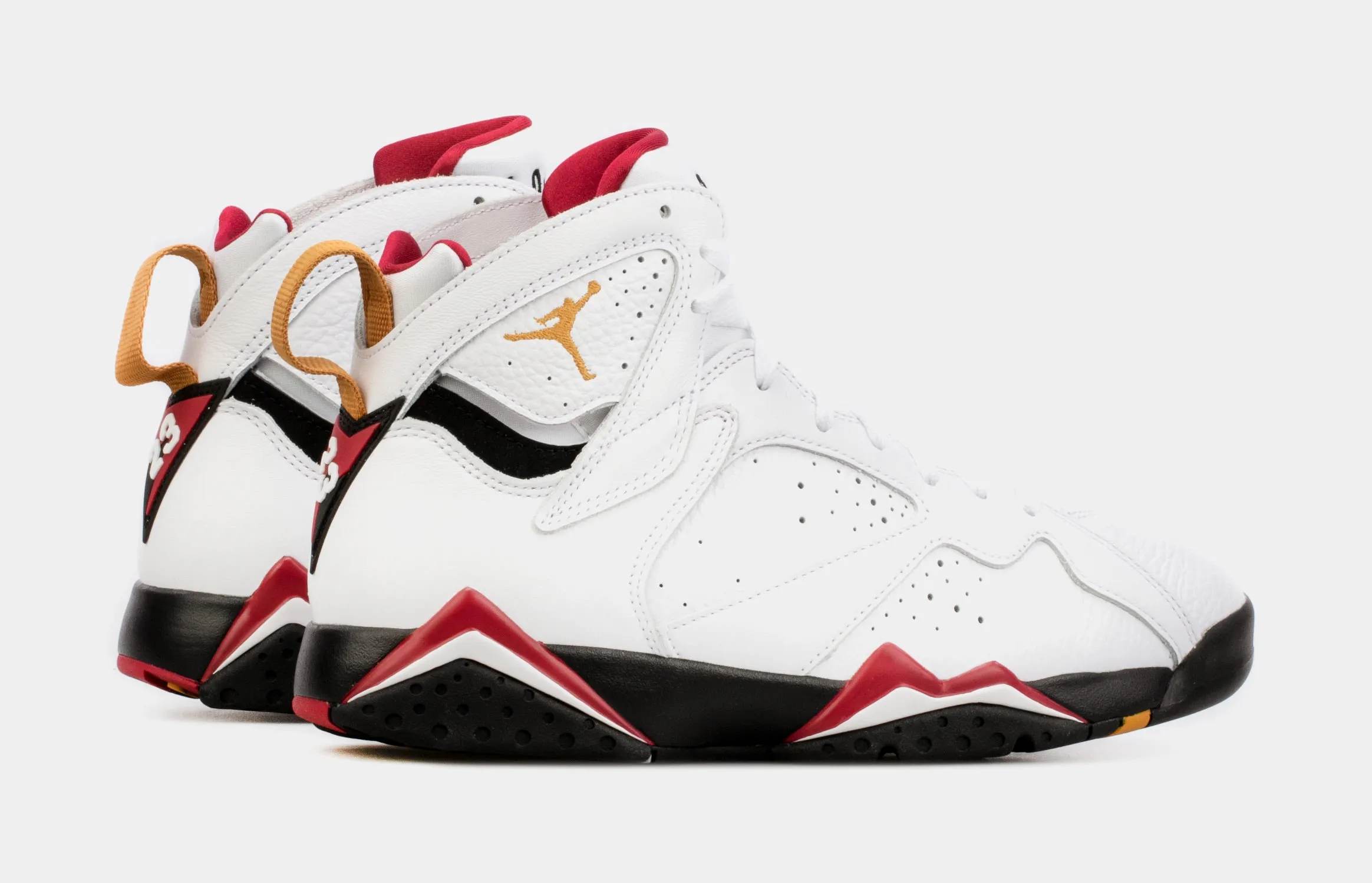 Air Jordan 7 Retro Cardinal Mens Lifestyle Shoe (White/Red) Free Shipping