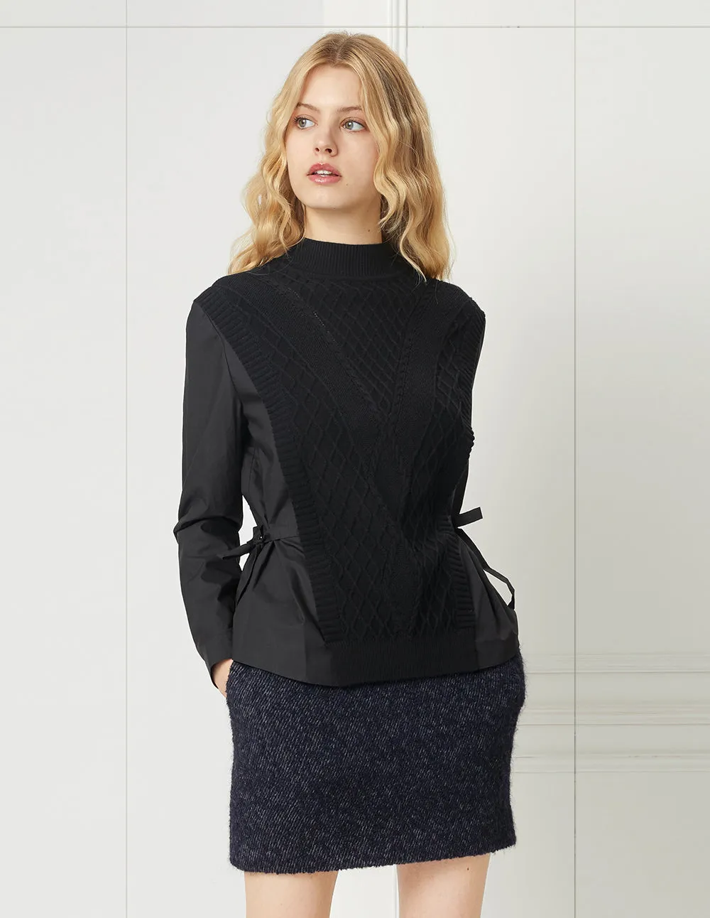 BORA AKSU WOOLLEN MINI SKIRT