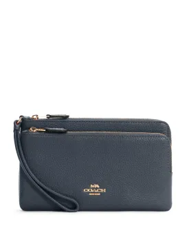 Coach Women's Midnight Double Zip Wallet