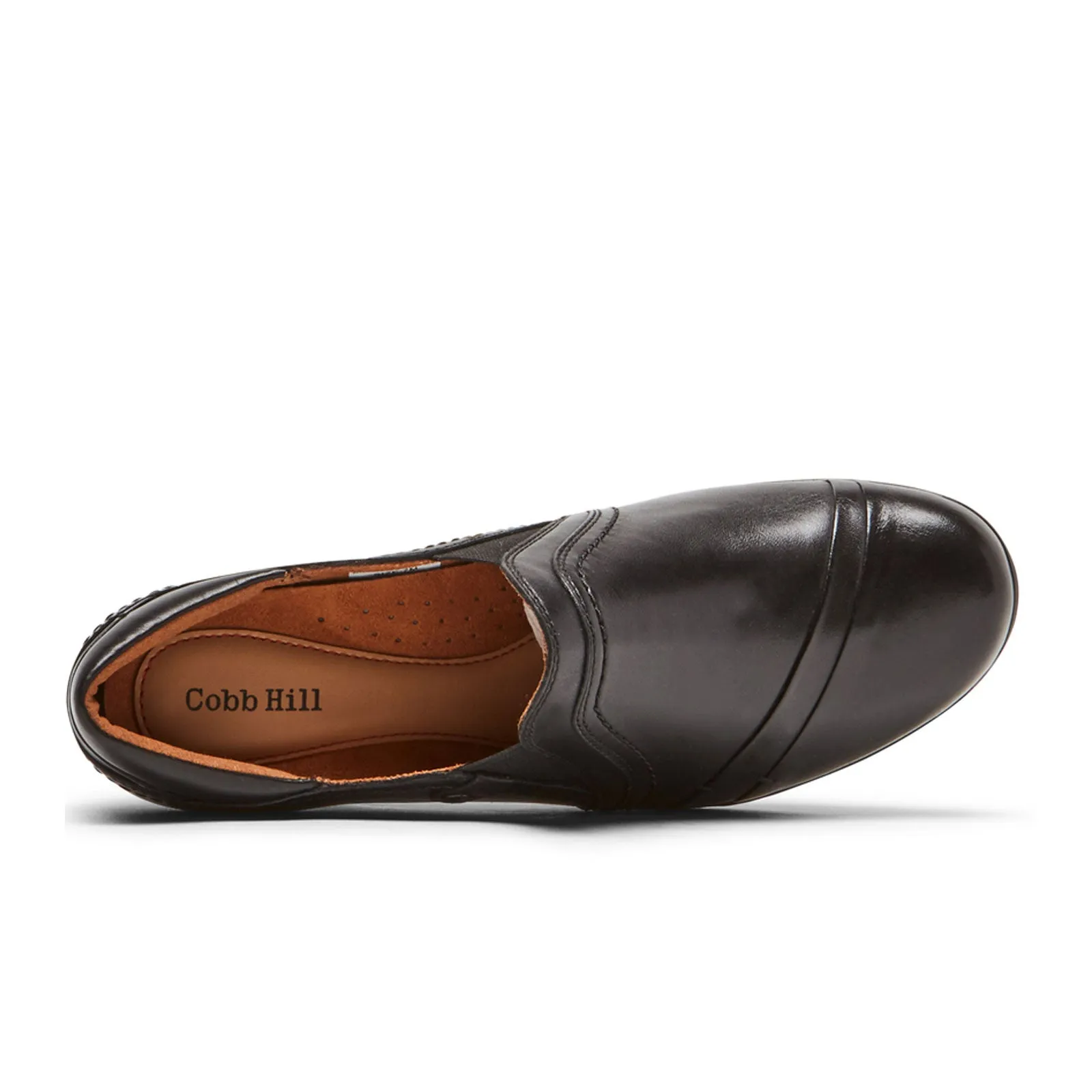 Cobb Hill Laurel Slip On (Women) - Black Leather