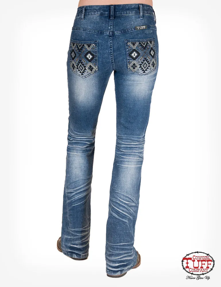 Cowgirl Tuff Festive Ladies Jeans