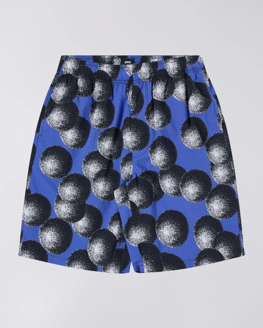 DOTS SHORT / EDWIN / BLUE GARMENT  WASHED