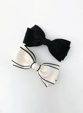 Double Ribbon Hair Pin