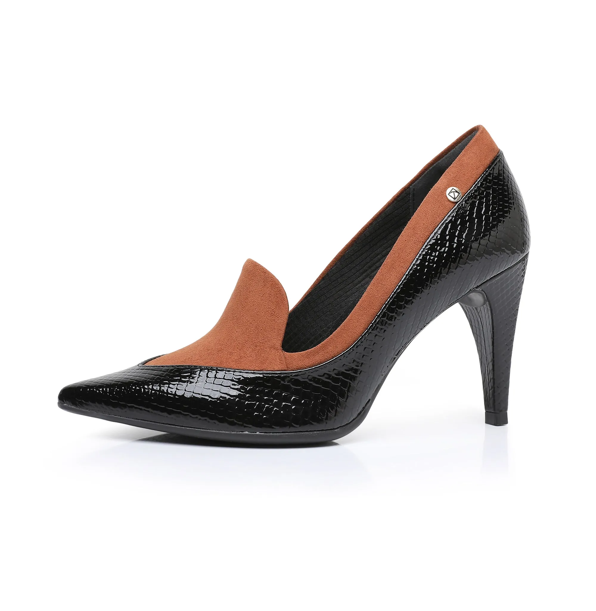 Dual-Tone Diva Pumps - Black Tan (749.020)