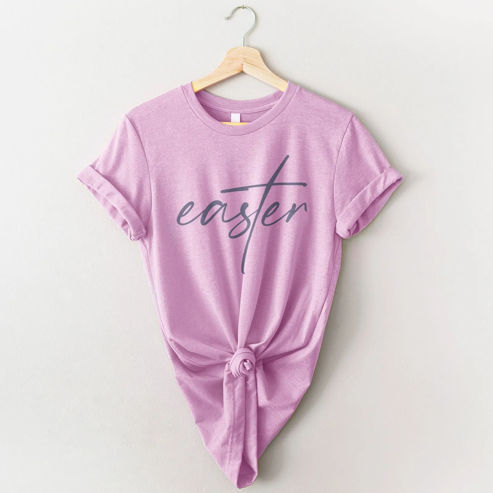 Easter Cross Tee Shirts For Women - Christian Easter T Shirts