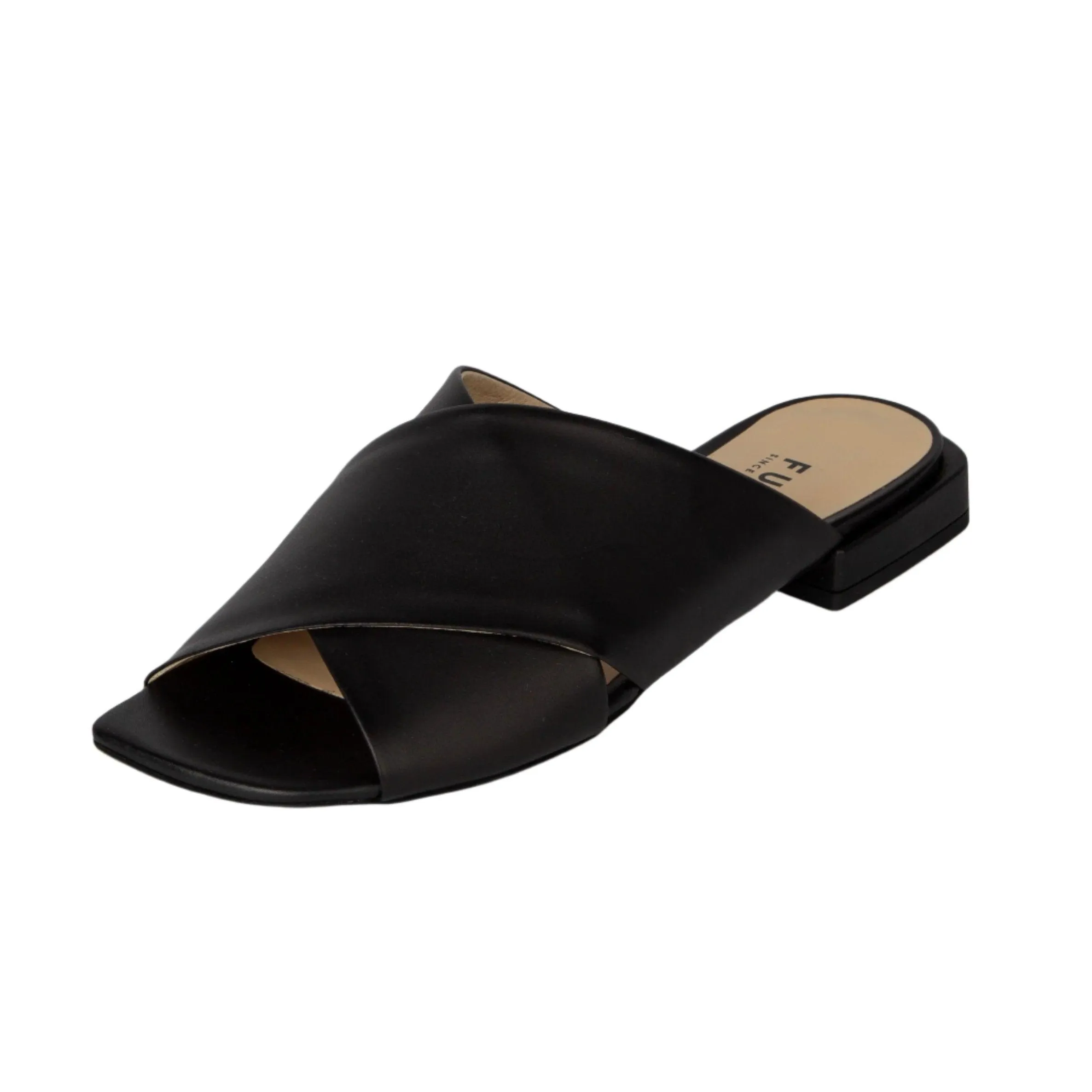 Furla Women's Cross Mule Sandal - Black