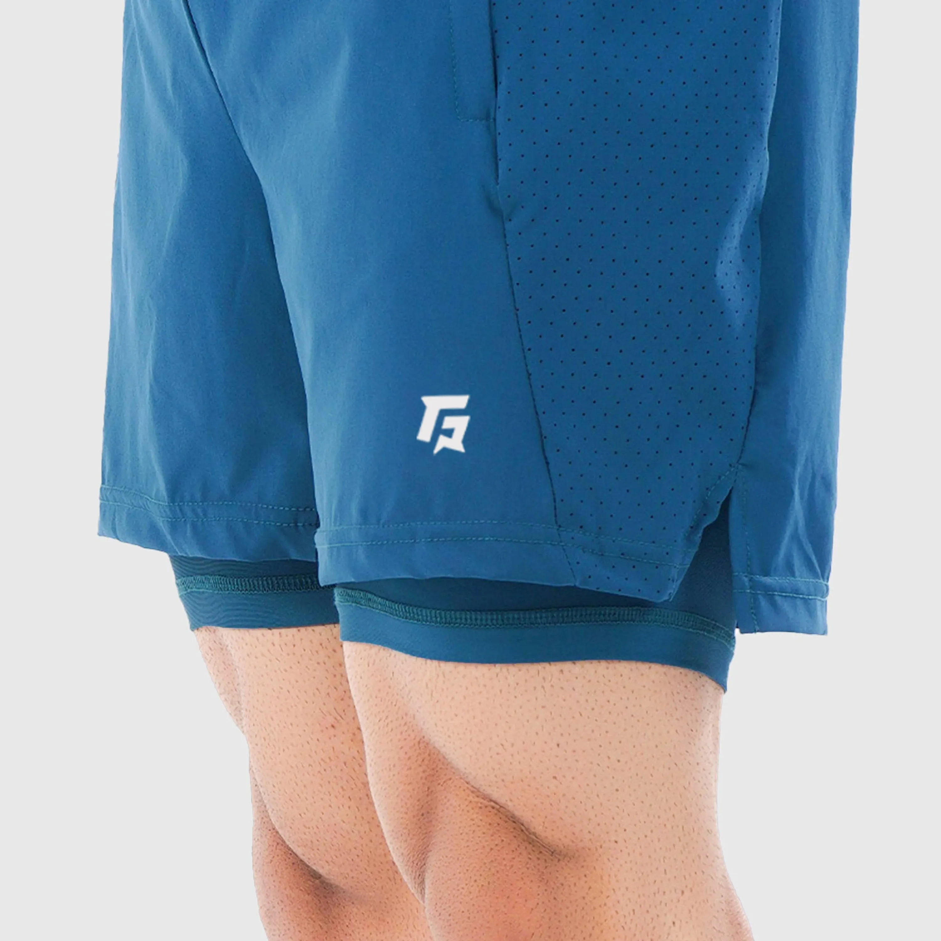 GA Laser Grip Shorts (Teal)