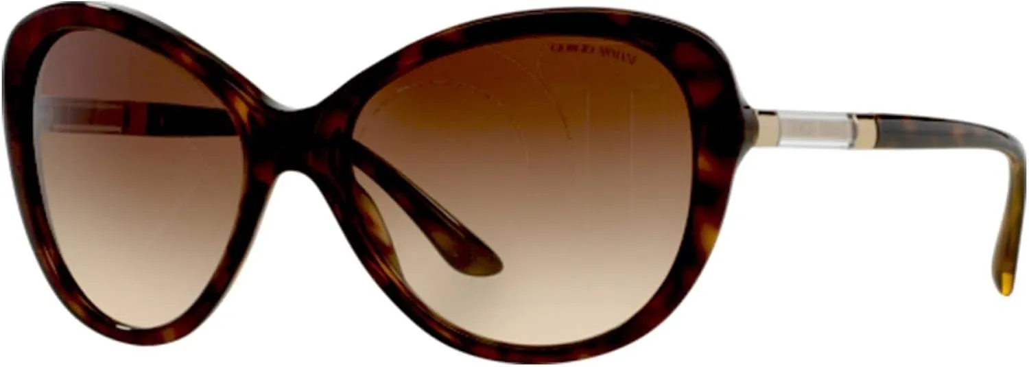 Giorgio Armani Ar 8052 5026/13 - Havana/brown Gradient By Giorgio Armani For Women - 57-17-140 Mm Sunglasses  57-17-140