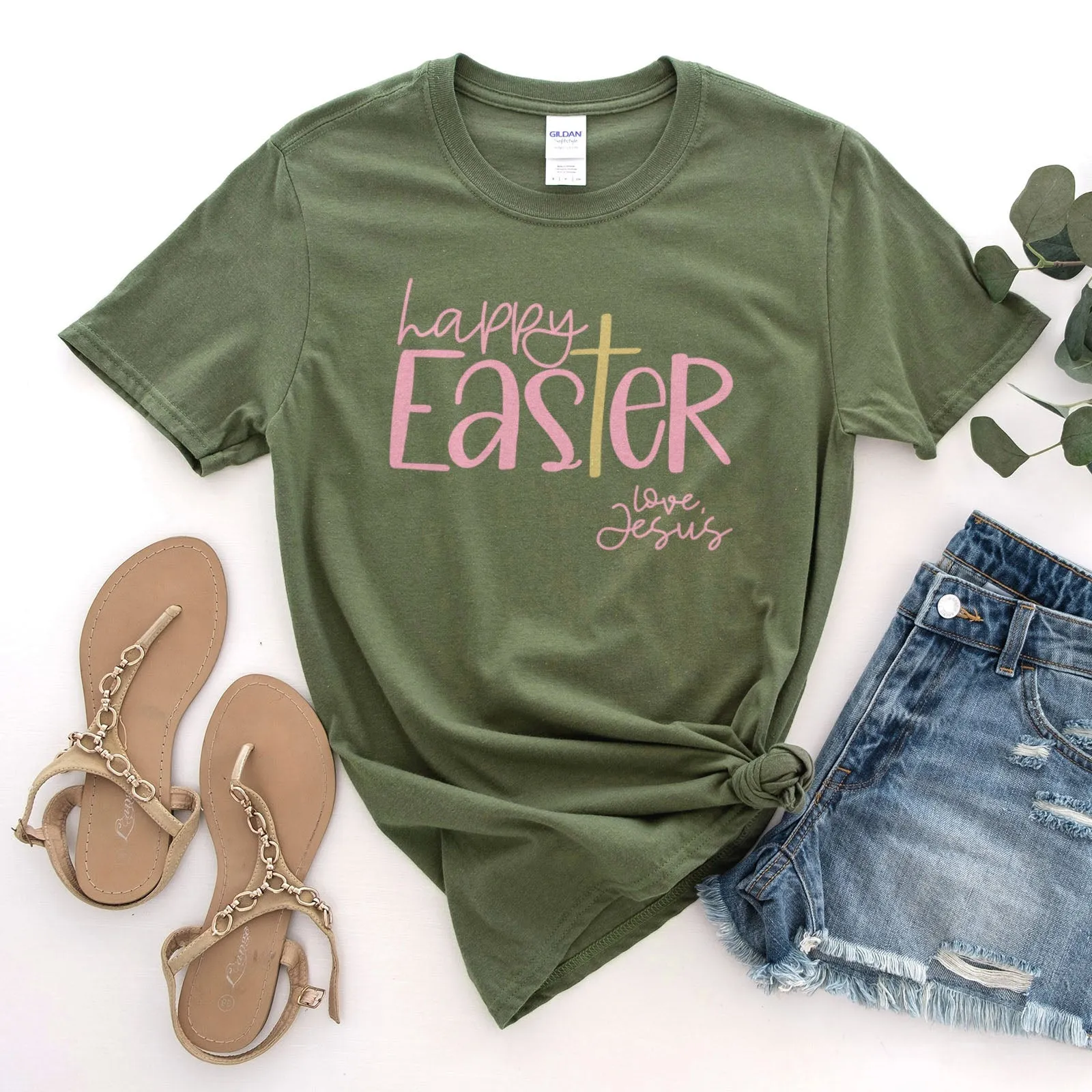 Happy Easter Tee Shirts For Women - Christian Easter T Shirts