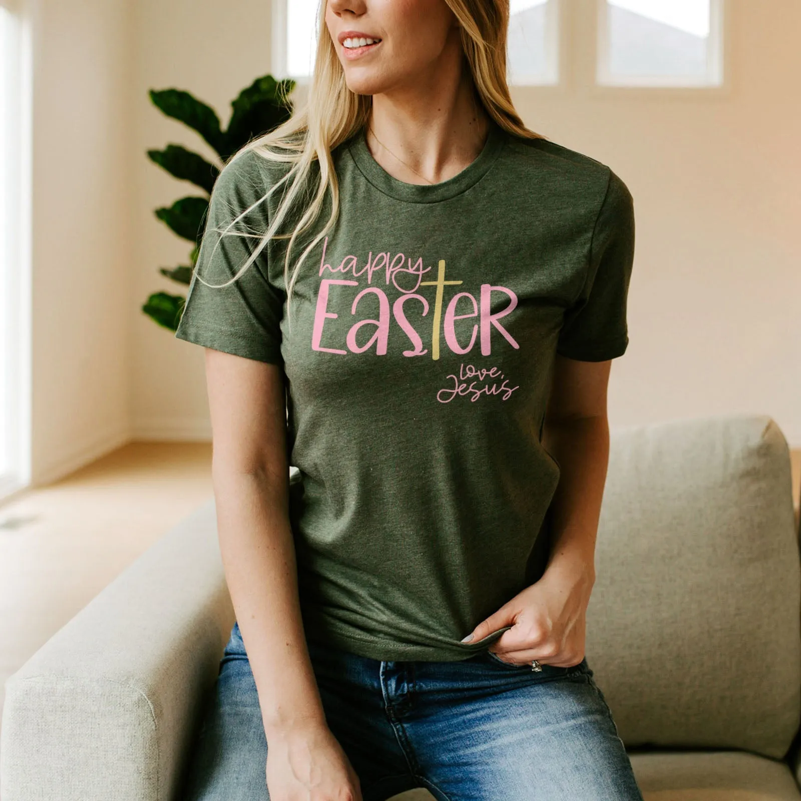 Happy Easter Tee Shirts For Women - Christian Easter T Shirts