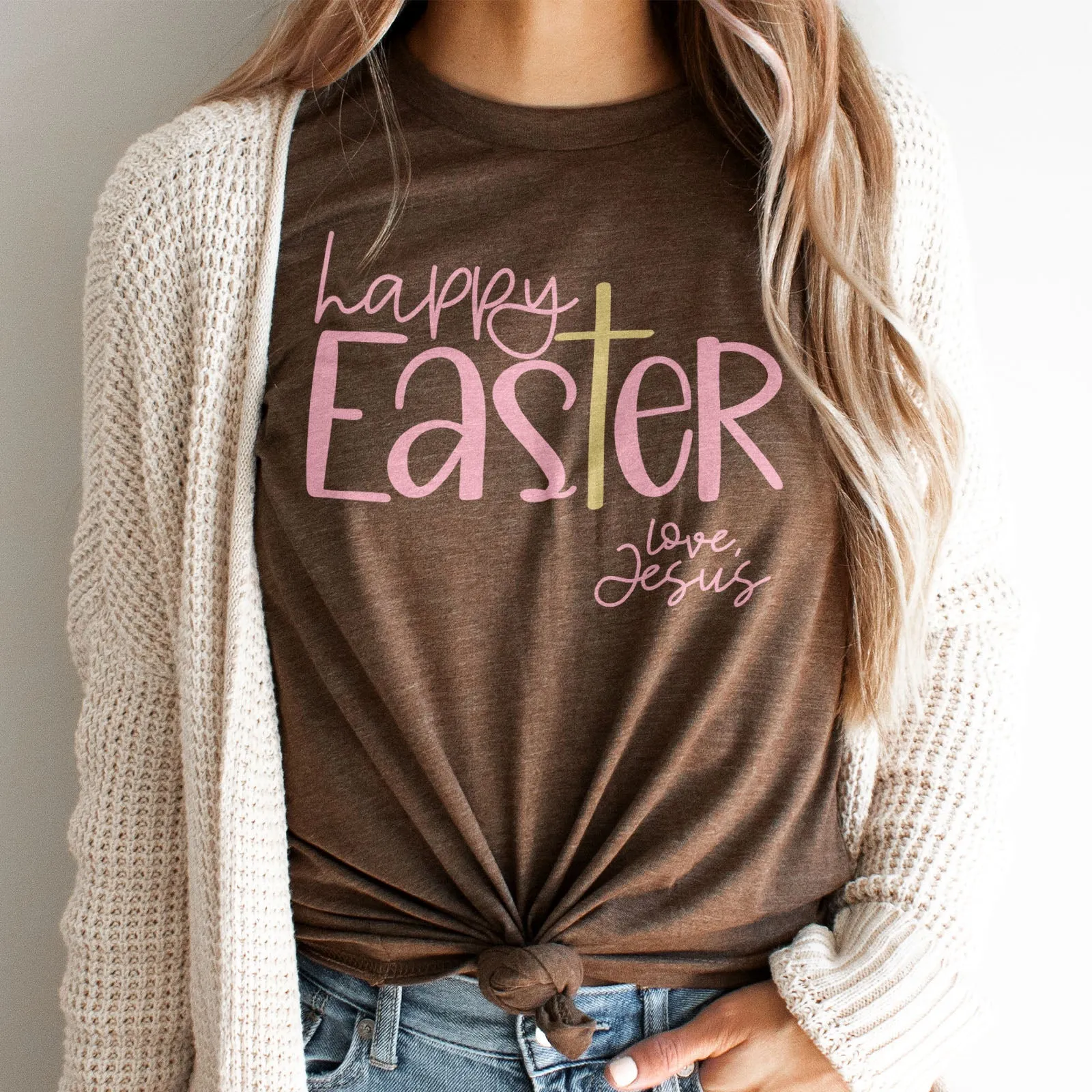 Happy Easter Tee Shirts For Women - Christian Easter T Shirts