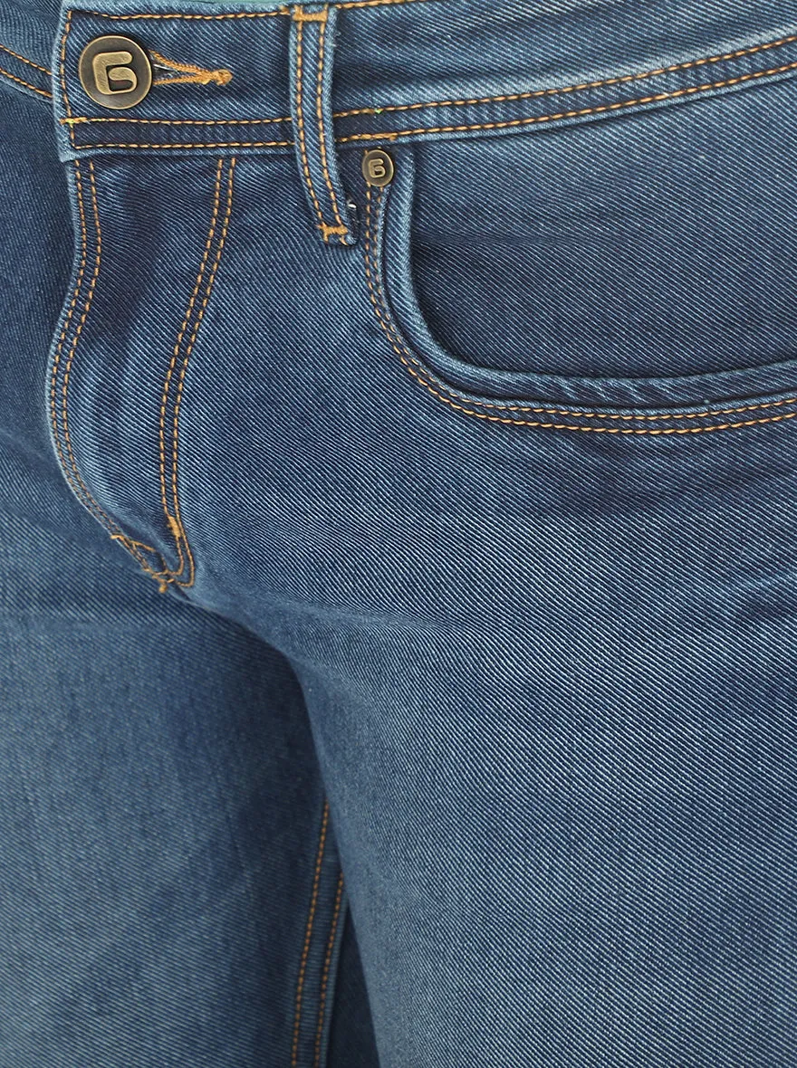 Ink Blue Washed Narrow Fit Jeans | Greenfibre