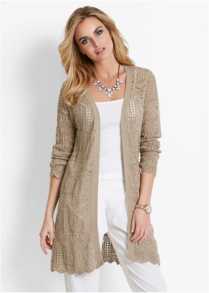 Long cardigan ajour Bpc Selection