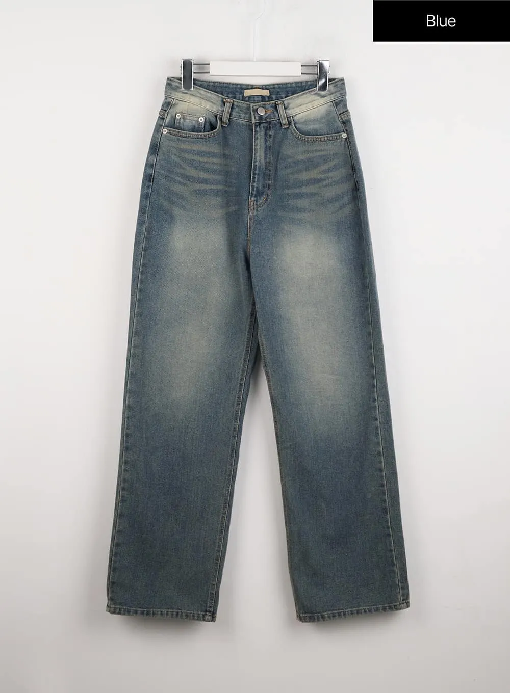 Low-Rise Wide Denim Streetwear ID305