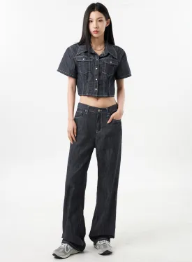 Low Rise Wide Pants CU312