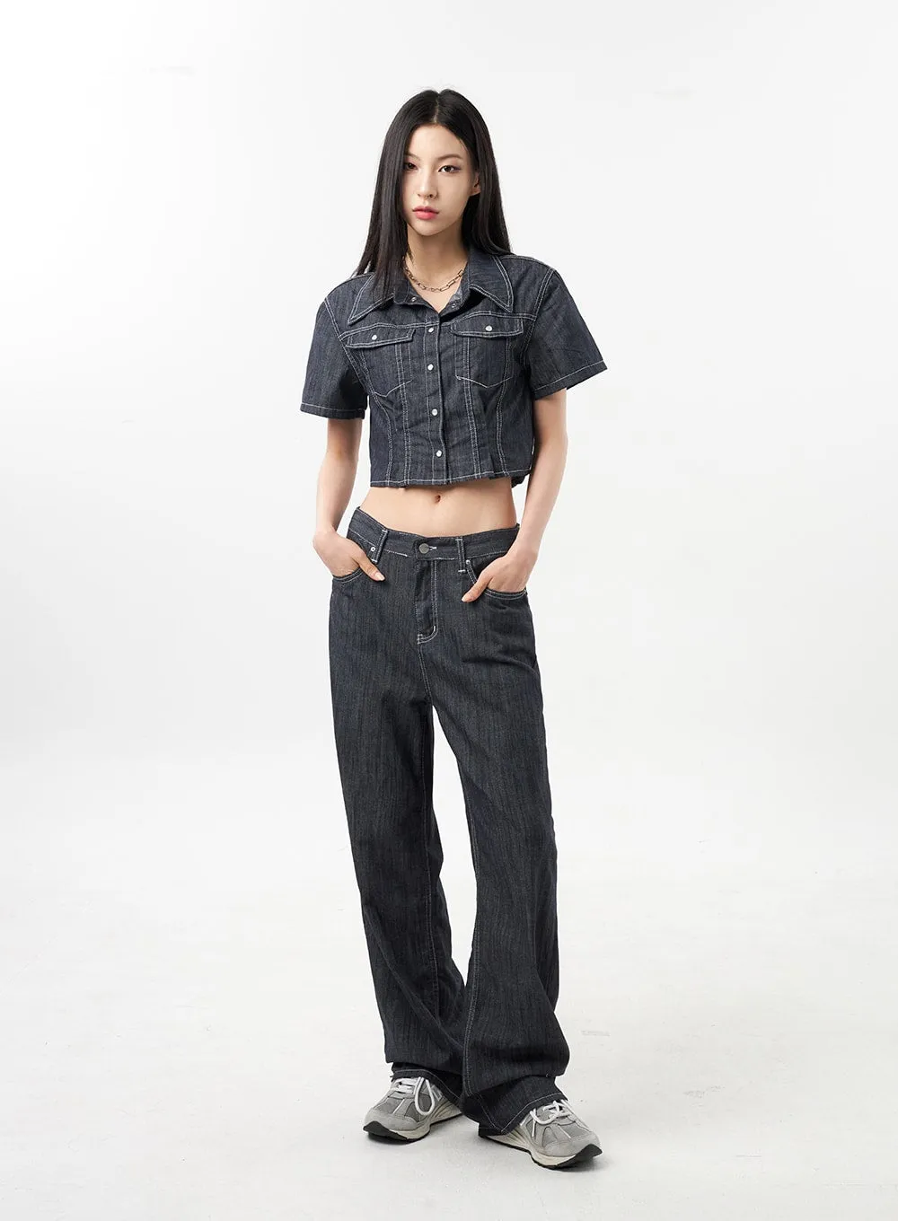 Low Rise Wide Pants CU312