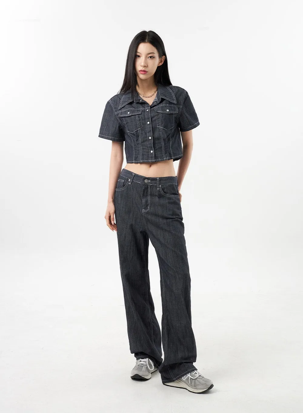 Low Rise Wide Pants CU312