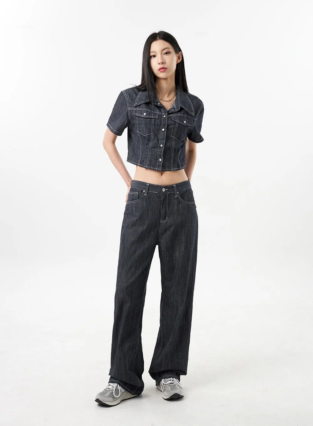 Low Rise Wide Pants CU312