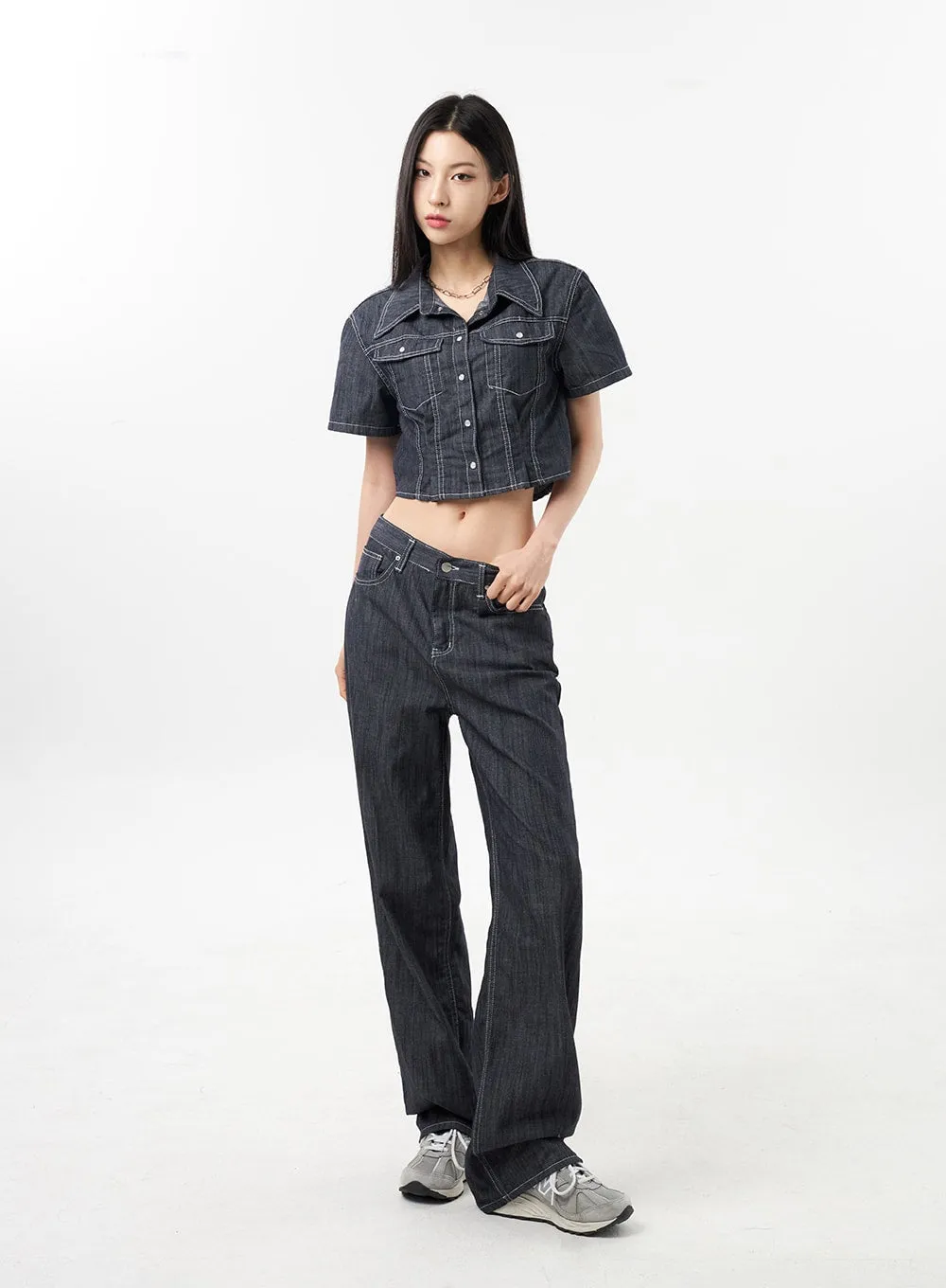 Low Rise Wide Pants CU312