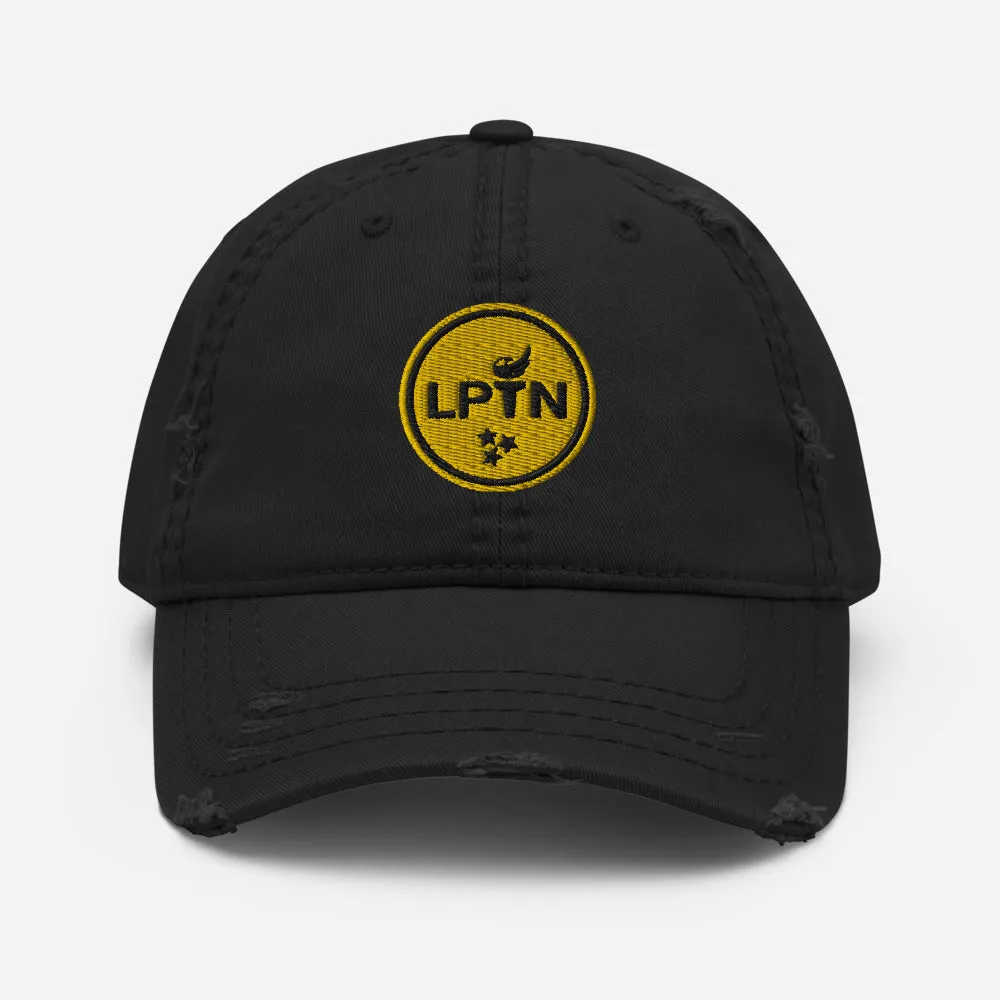 LPTN (Yellow) Distressed Dad Hat