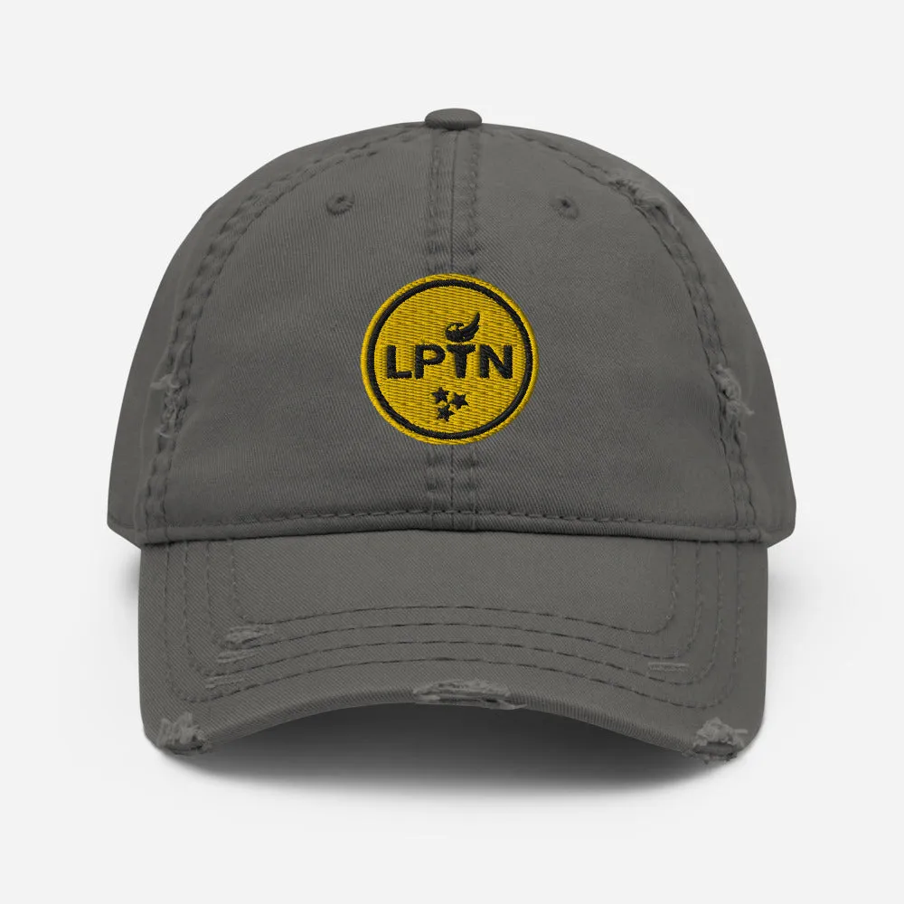 LPTN (Yellow) Distressed Dad Hat