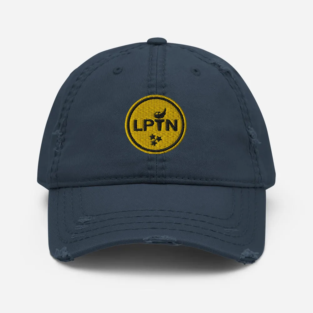 LPTN (Yellow) Distressed Dad Hat