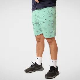 Men Shorts - Print - Green