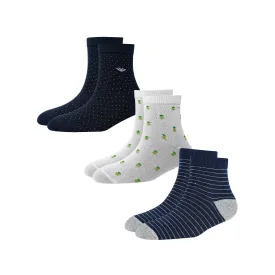 Men's AL037 Pack of 3 Ankle Socks