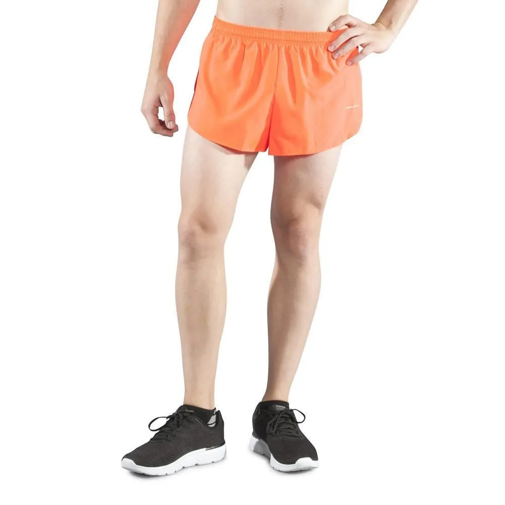 Men's Solid 1" Elite Split Shorts - Neon Sunkiss