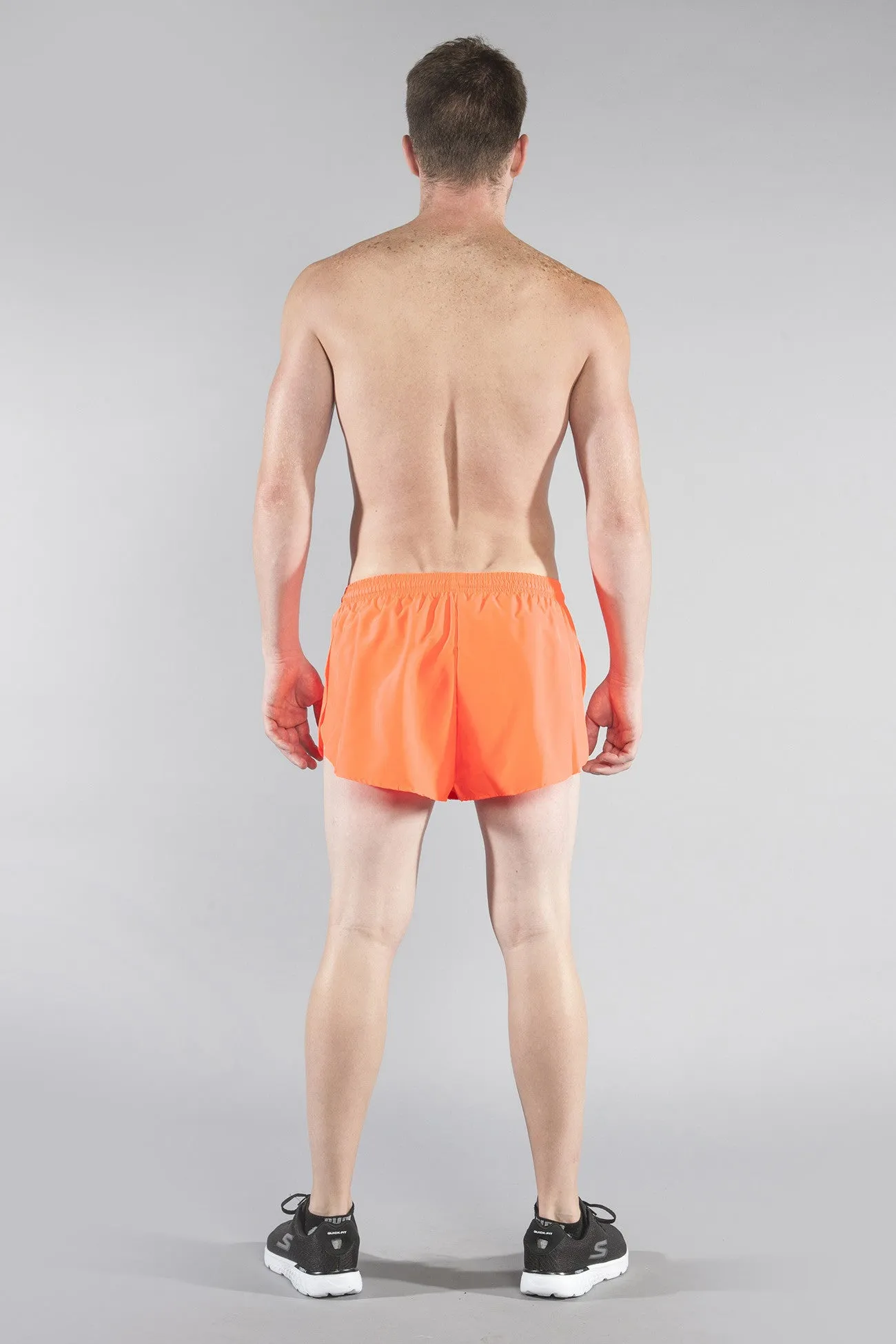 Men's Solid 1" Elite Split Shorts - Neon Sunkiss