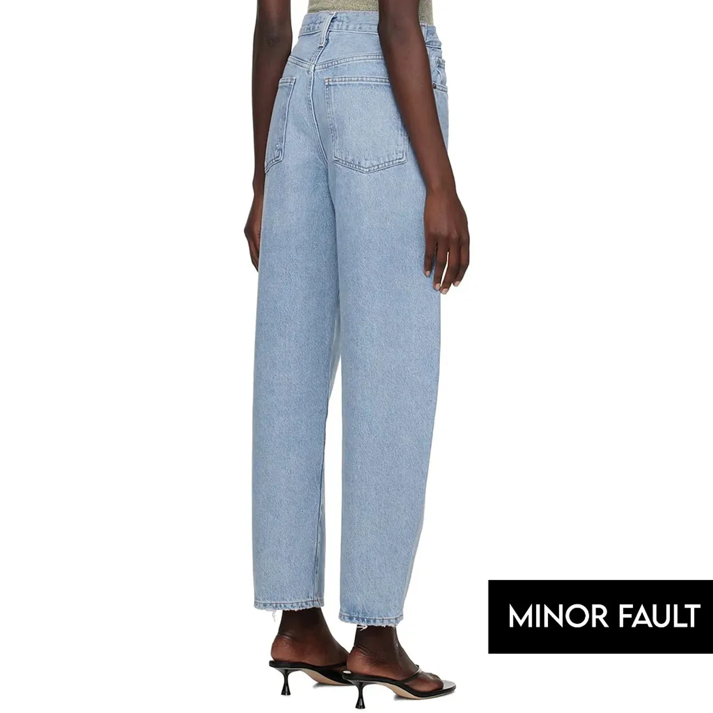 (Minor Fault) High Rise Light Blue Ballon Fit Jeans