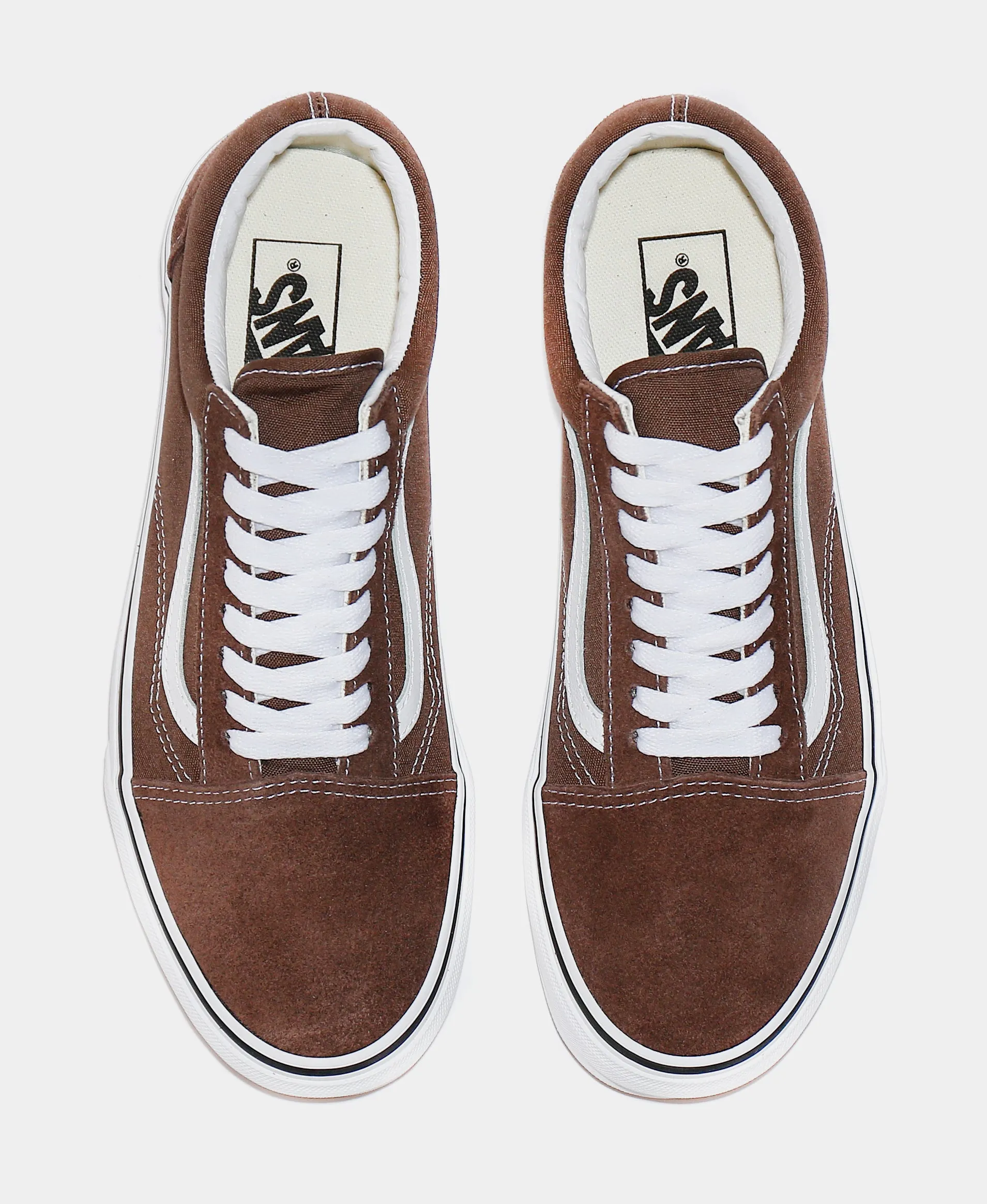 Old Skool Mens Skate Shoe (Brown/White)