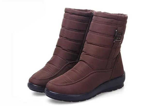 SHIDIWEI Snow Boots 2018 Brand Women Winter Boots Mother Shoes Antiskid Waterproof Flexible Women Fashion Casual Boots Plus Size