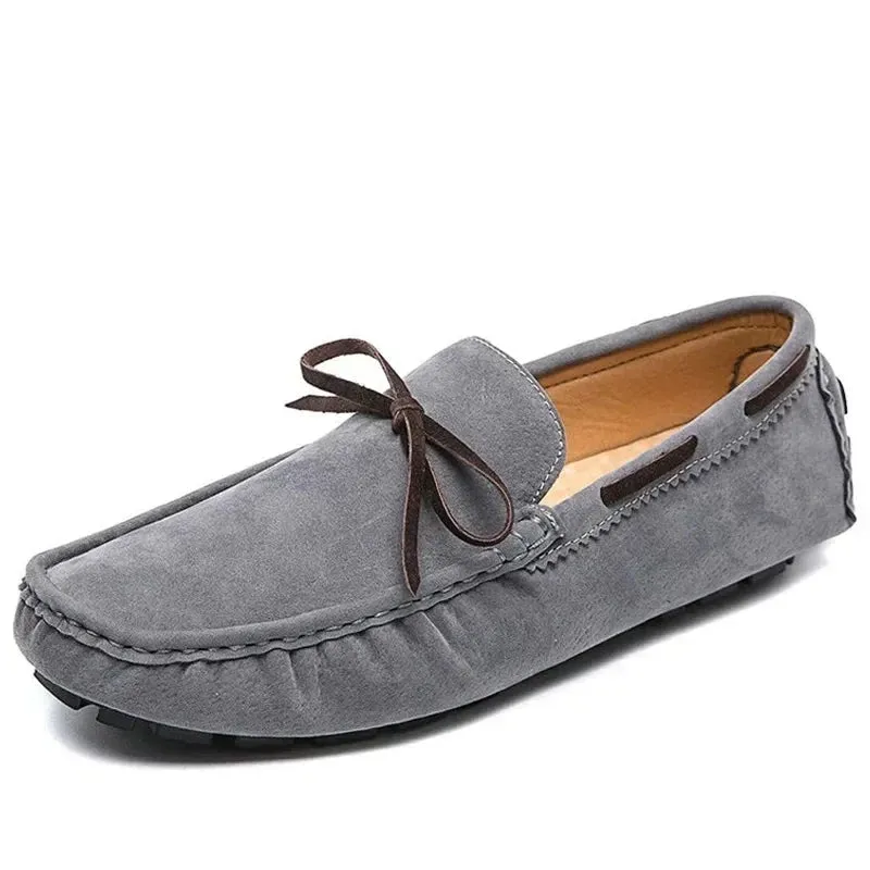 Size 38~48 New Men Loafers Moccasins Casual Genuine Leather Shoes Fashion Men Slip on Driving Shoes Summer Style For Men