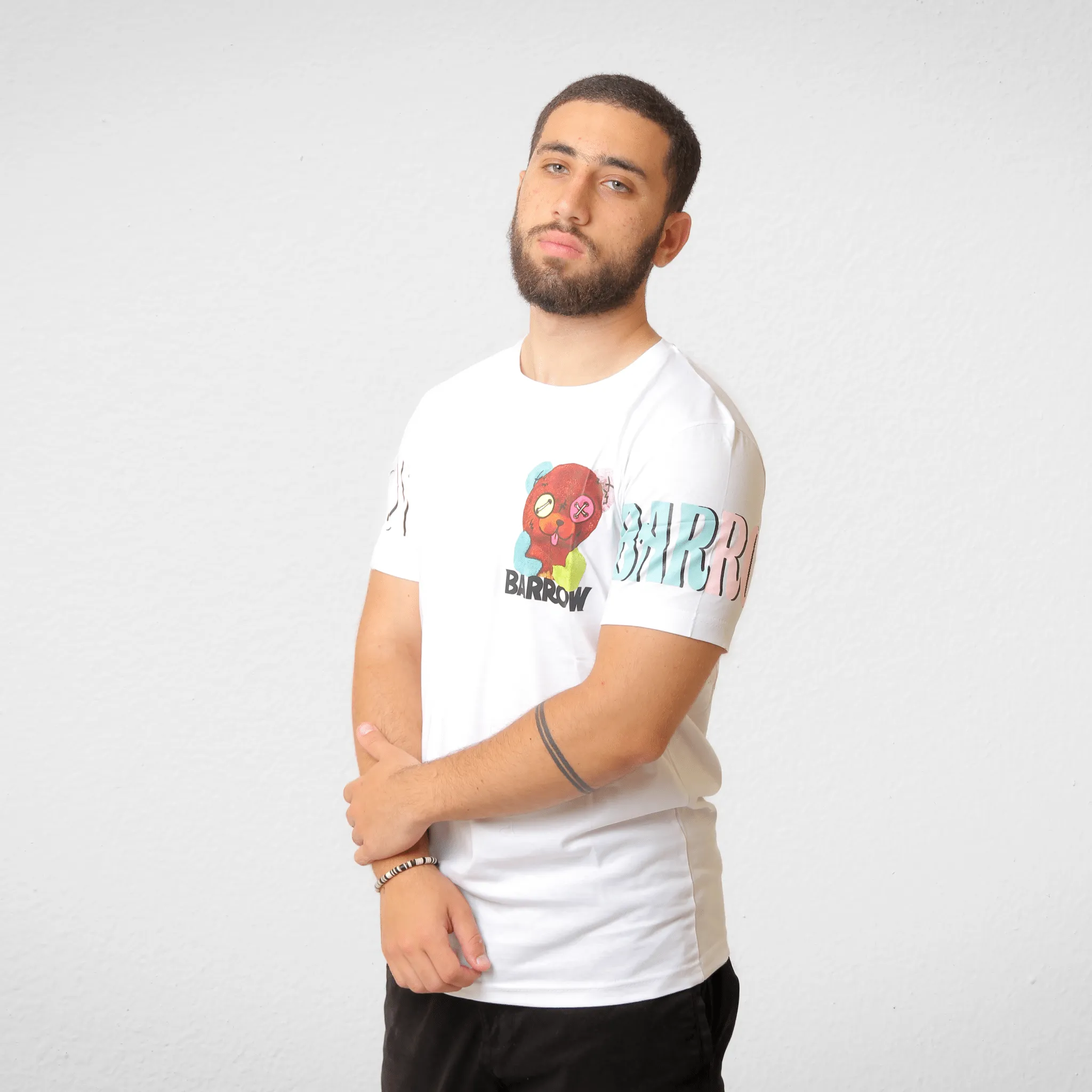 T-shirt (Unisex) - Bear - White