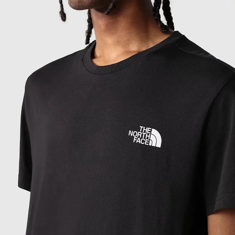 The North Face Simple Dome Men's Short Sleeve T-Shirt- Black