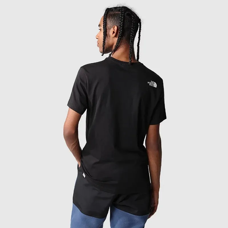 The North Face Simple Dome Men's Short Sleeve T-Shirt- Black