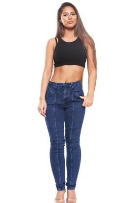 Womens Skinny Stretch Jeans - UK 8